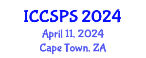 International Conference on Computer Science, Programming and Security (ICCSPS) April 11, 2024 - Cape Town, South Africa