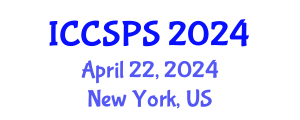 International Conference on Computer Science, Programming and Security (ICCSPS) April 22, 2024 - New York, United States