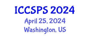 International Conference on Computer Science, Programming and Security (ICCSPS) April 25, 2024 - Washington, United States
