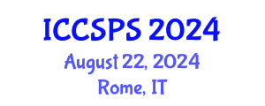 International Conference on Computer Science, Programming and Security (ICCSPS) August 22, 2024 - Rome, Italy