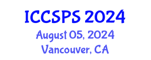 International Conference on Computer Science, Programming and Security (ICCSPS) August 05, 2024 - Vancouver, Canada