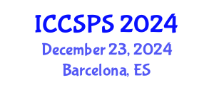 International Conference on Computer Science, Programming and Security (ICCSPS) December 23, 2024 - Barcelona, Spain