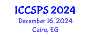 International Conference on Computer Science, Programming and Security (ICCSPS) December 16, 2024 - Cairo, Egypt