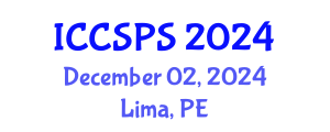 International Conference on Computer Science, Programming and Security (ICCSPS) December 02, 2024 - Lima, Peru