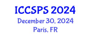 International Conference on Computer Science, Programming and Security (ICCSPS) December 30, 2024 - Paris, France