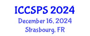 International Conference on Computer Science, Programming and Security (ICCSPS) December 16, 2024 - Strasbourg, France