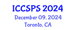 International Conference on Computer Science, Programming and Security (ICCSPS) December 09, 2024 - Toronto, Canada