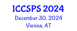 International Conference on Computer Science, Programming and Security (ICCSPS) December 30, 2024 - Vienna, Austria