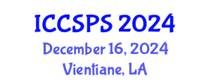 International Conference on Computer Science, Programming and Security (ICCSPS) December 16, 2024 - Vientiane, Laos