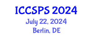 International Conference on Computer Science, Programming and Security (ICCSPS) July 22, 2024 - Berlin, Germany
