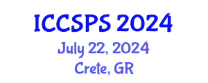 International Conference on Computer Science, Programming and Security (ICCSPS) July 22, 2024 - Crete, Greece