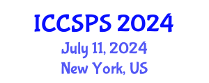 International Conference on Computer Science, Programming and Security (ICCSPS) July 11, 2024 - New York, United States