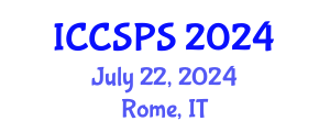 International Conference on Computer Science, Programming and Security (ICCSPS) July 22, 2024 - Rome, Italy