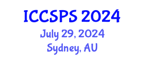 International Conference on Computer Science, Programming and Security (ICCSPS) July 29, 2024 - Sydney, Australia