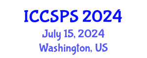 International Conference on Computer Science, Programming and Security (ICCSPS) July 15, 2024 - Washington, United States