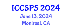 International Conference on Computer Science, Programming and Security (ICCSPS) June 13, 2024 - Montreal, Canada
