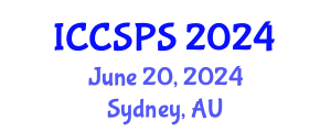 International Conference on Computer Science, Programming and Security (ICCSPS) June 20, 2024 - Sydney, Australia