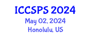 International Conference on Computer Science, Programming and Security (ICCSPS) May 02, 2024 - Honolulu, United States