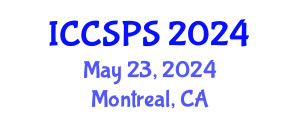 International Conference on Computer Science, Programming and Security (ICCSPS) May 23, 2024 - Montreal, Canada