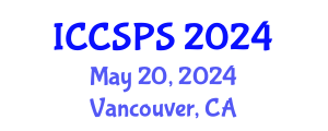 International Conference on Computer Science, Programming and Security (ICCSPS) May 20, 2024 - Vancouver, Canada
