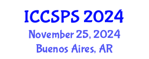 International Conference on Computer Science, Programming and Security (ICCSPS) November 25, 2024 - Buenos Aires, Argentina