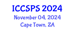 International Conference on Computer Science, Programming and Security (ICCSPS) November 04, 2024 - Cape Town, South Africa