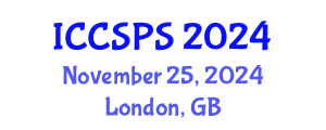 International Conference on Computer Science, Programming and Security (ICCSPS) November 25, 2024 - London, United Kingdom