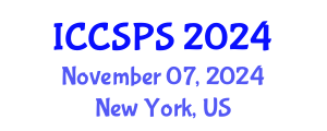 International Conference on Computer Science, Programming and Security (ICCSPS) November 07, 2024 - New York, United States