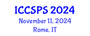 International Conference on Computer Science, Programming and Security (ICCSPS) November 11, 2024 - Rome, Italy