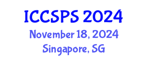 International Conference on Computer Science, Programming and Security (ICCSPS) November 18, 2024 - Singapore, Singapore