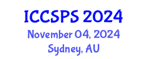 International Conference on Computer Science, Programming and Security (ICCSPS) November 04, 2024 - Sydney, Australia