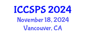 International Conference on Computer Science, Programming and Security (ICCSPS) November 18, 2024 - Vancouver, Canada