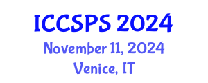 International Conference on Computer Science, Programming and Security (ICCSPS) November 11, 2024 - Venice, Italy