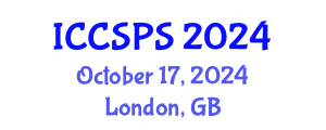 International Conference on Computer Science, Programming and Security (ICCSPS) October 17, 2024 - London, United Kingdom