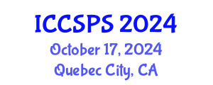 International Conference on Computer Science, Programming and Security (ICCSPS) October 17, 2024 - Quebec City, Canada