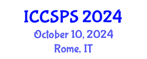 International Conference on Computer Science, Programming and Security (ICCSPS) October 10, 2024 - Rome, Italy