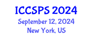 International Conference on Computer Science, Programming and Security (ICCSPS) September 12, 2024 - New York, United States