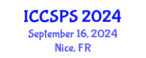 International Conference on Computer Science, Programming and Security (ICCSPS) September 16, 2024 - Nice, France