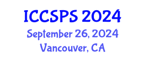 International Conference on Computer Science, Programming and Security (ICCSPS) September 26, 2024 - Vancouver, Canada