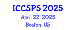 International Conference on Computer Science, Programming and Security (ICCSPS) April 22, 2025 - Boston, United States
