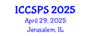 International Conference on Computer Science, Programming and Security (ICCSPS) April 29, 2025 - Jerusalem, Israel