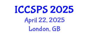 International Conference on Computer Science, Programming and Security (ICCSPS) April 22, 2025 - London, United Kingdom