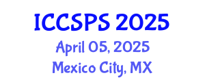 International Conference on Computer Science, Programming and Security (ICCSPS) April 05, 2025 - Mexico City, Mexico