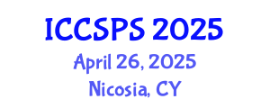 International Conference on Computer Science, Programming and Security (ICCSPS) April 26, 2025 - Nicosia, Cyprus