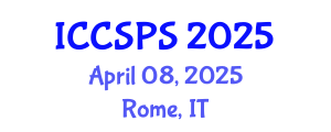 International Conference on Computer Science, Programming and Security (ICCSPS) April 08, 2025 - Rome, Italy