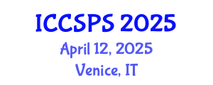 International Conference on Computer Science, Programming and Security (ICCSPS) April 12, 2025 - Venice, Italy