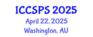 International Conference on Computer Science, Programming and Security (ICCSPS) April 22, 2025 - Washington, Australia