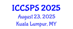 International Conference on Computer Science, Programming and Security (ICCSPS) August 23, 2025 - Kuala Lumpur, Malaysia