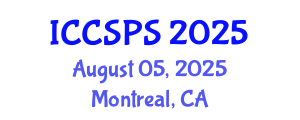 International Conference on Computer Science, Programming and Security (ICCSPS) August 05, 2025 - Montreal, Canada