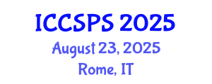 International Conference on Computer Science, Programming and Security (ICCSPS) August 23, 2025 - Rome, Italy